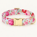 Collier pour chien réglable floral