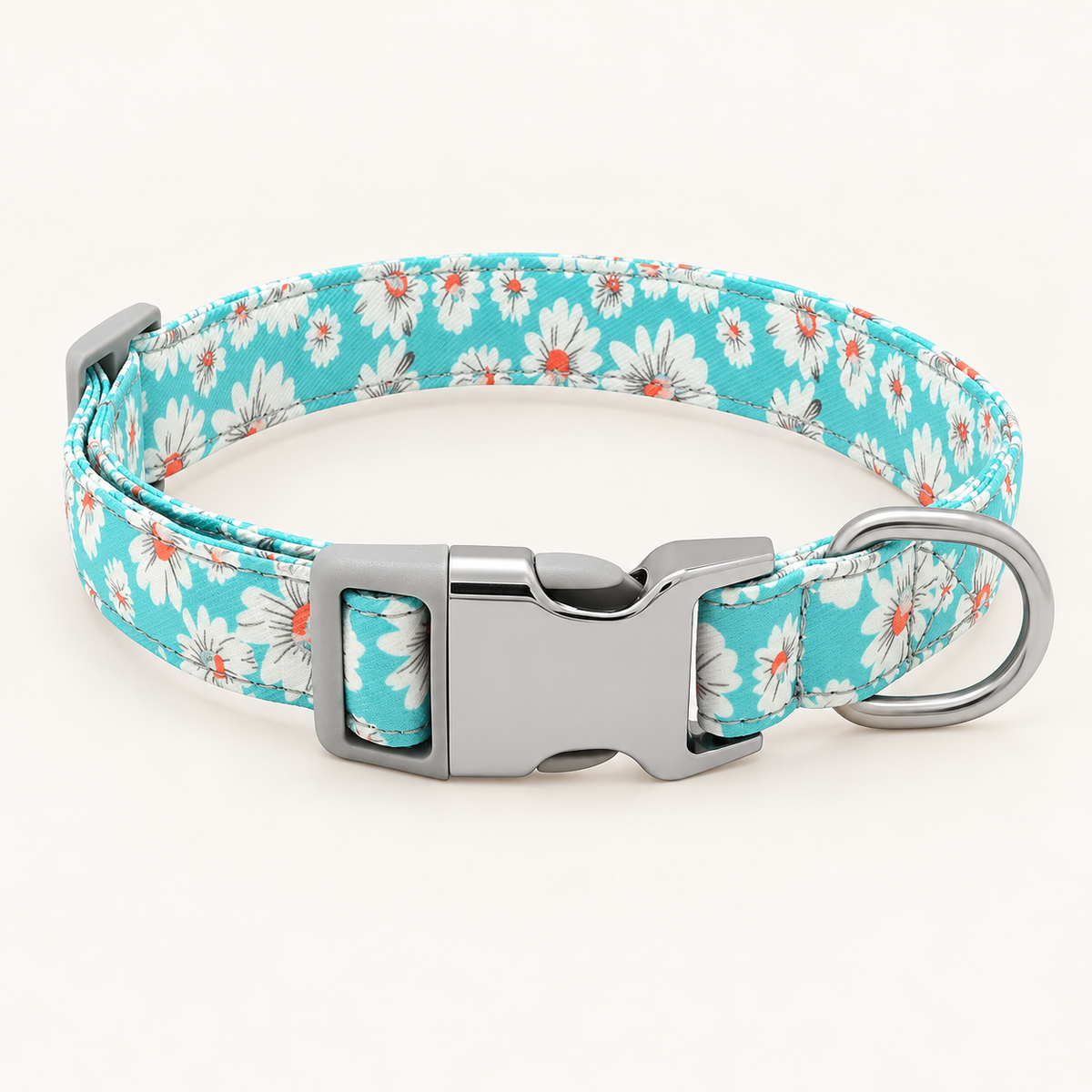 Collier pour chien réglable floral