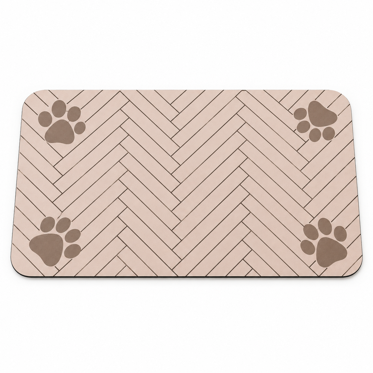 Tapis de gamelle absorbant pour chien et chat