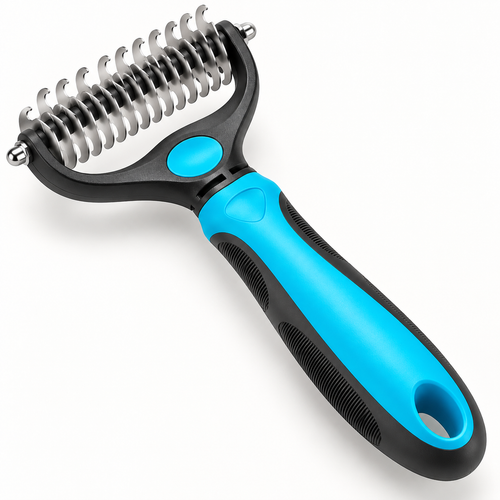 Brosse démêlante double face pour chien